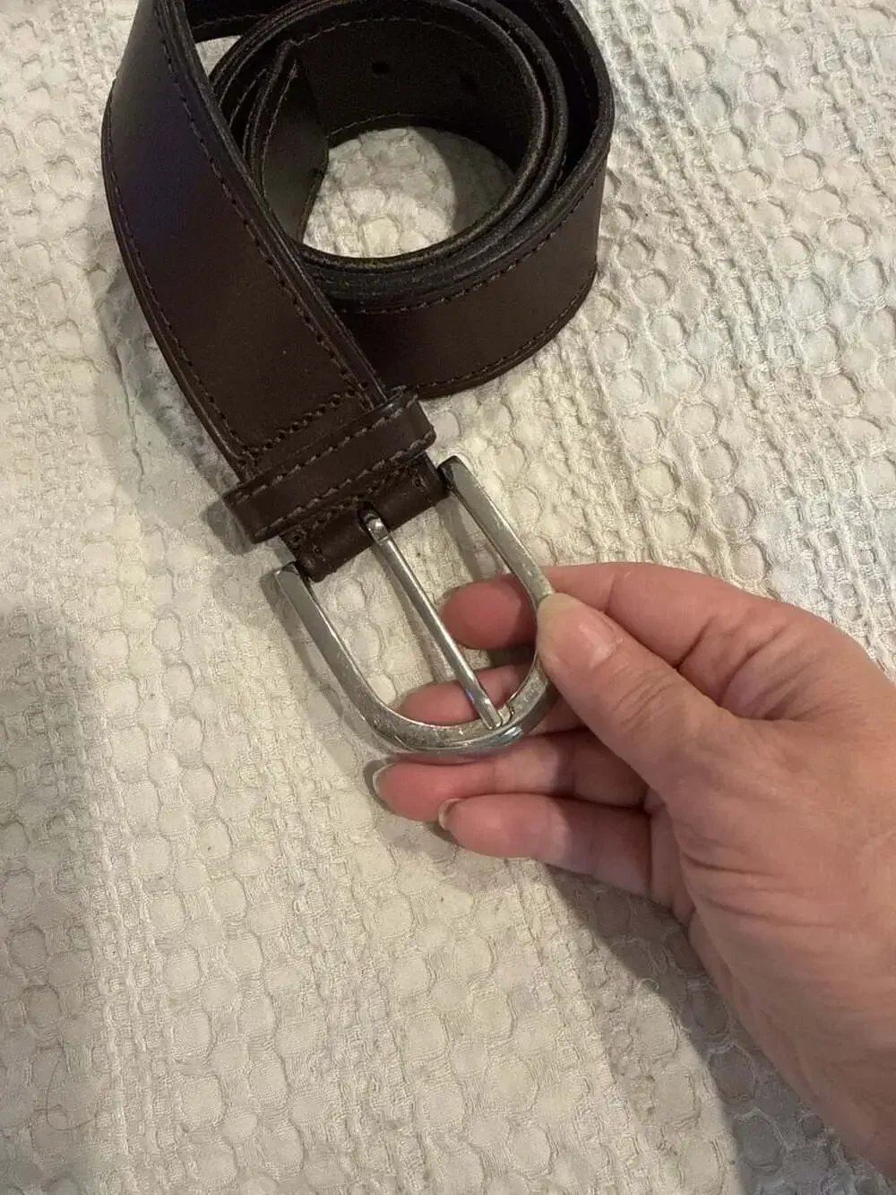 Banana Republic Brown Genuine Leather Belt Size M